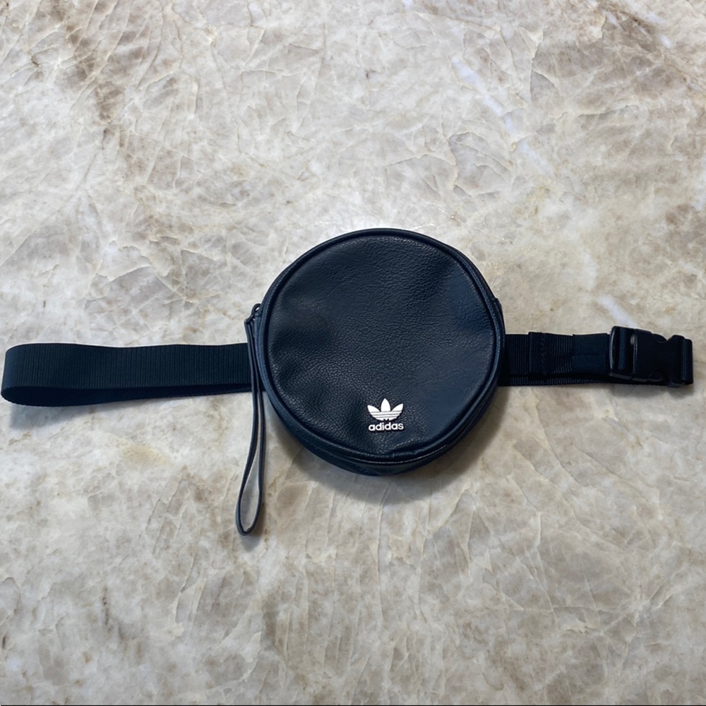 Adidas Black Round Crossbody Bag